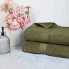 Luxury Cotton Heavyweight Ultra-Plush Bath Sheet Set of 2 by Blue Nile Mills - 2 of 4