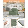 Kids Couch, 2-in-1 Convertible Toddler Sofa Chair, Soft Fold Out Couch Lounger - 4 of 4