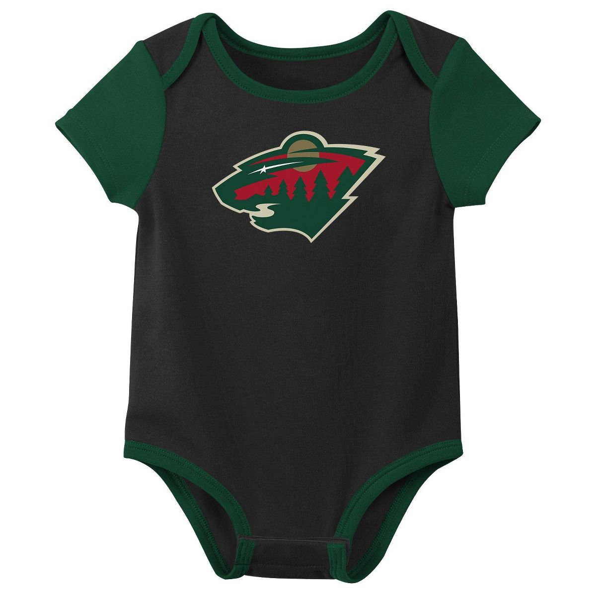 NHL Minnesota Wild Infant Boys' 3pk Bodysuit - thumbnail 2
