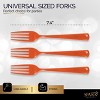 Plastic Forks Disposable 50 Pack, Heavy Duty Plastic Silverware, Plastic Cutlery Ideal for Hot and Cold Food, Plastic Utensils - SparkSettings - 3 of 4