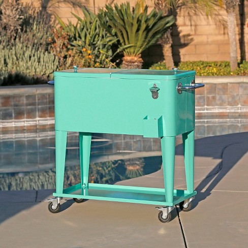 Cooler best sale rolling cart