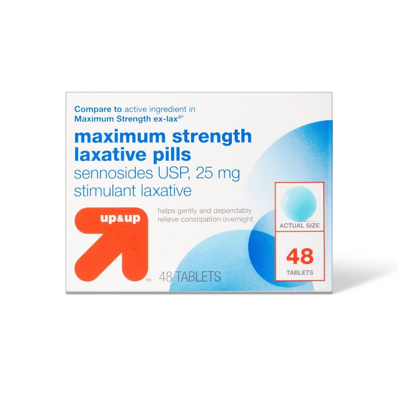 Laxative Tablets - 48ct - up &#38; up&#8482;, 1 of 7