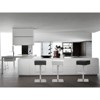 TOV Furniture Seville 25" Adjustable Contemporary Fabric Barstool in White - 2 of 4