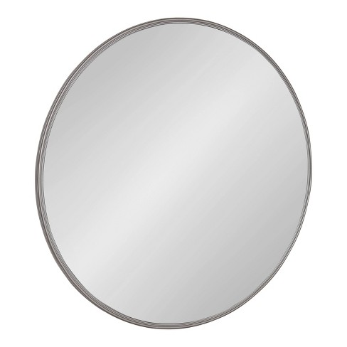 30 Caskill Round Wall Mirror Gray, Round Framed Mirror Target