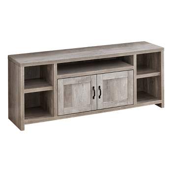 Modern Farmhouse Reclaimed Wood Look 2 Door 5 Shelf TV Stand for TVs up to 60" - EveryRoom