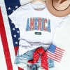 Simply Sage Market Women's America 1776 Varsity Short Sleeve Graphic Tee - 3 of 3