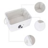 REGALWOVEN Cotton Collapsible Reinforced Handles Lightweight Open Storage Bins 15.7*11.8*7.9in 3 Pcs - 3 of 4