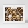 42pc Round Glass Christmas Tree Ornament Set - Wondershop™ - 3 of 3