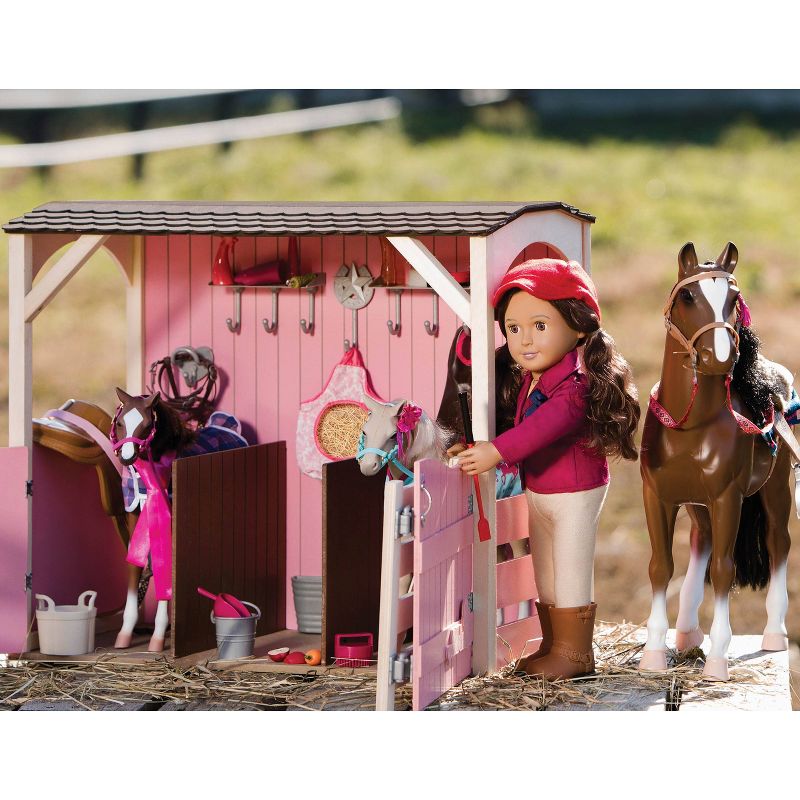 Our Generation Quarter Horse Foal Accessory Set for 18&#34; Dolls, 3 of 8