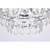 Elegant Lighting Ella 24 inch pendant in chrome - 4 of 4