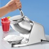VEVOR Ice Crusher Machine, 286lbs Per Hour Electric 4 Blades Snow Cone Maker, Stainless Steel Shaved Ice Machine with Bowl and Cover, Silver - 2 of 4