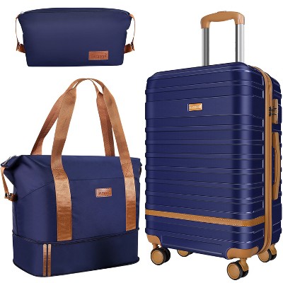 Musment Luggage Sets 3 Piece Carry-on Suitcases with Wheels, TSA Lock for Men Women