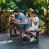 Lifetime Convertible Bench, Mocha Brown (60139) - 4 of 4