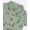 Deux par Deux Boy Printed Muslin Shirt and Short Set - 3 of 4