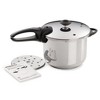 Presto 6 Quart Stainless Steel Pressure Cooker, Dishwasher Safe, Tri Clad Base - 2 of 3