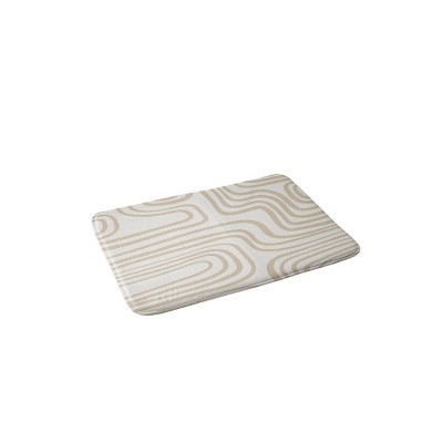 Iveta Abolina Coeur Memory Foam Bath Mat Neutral - Deny Designs