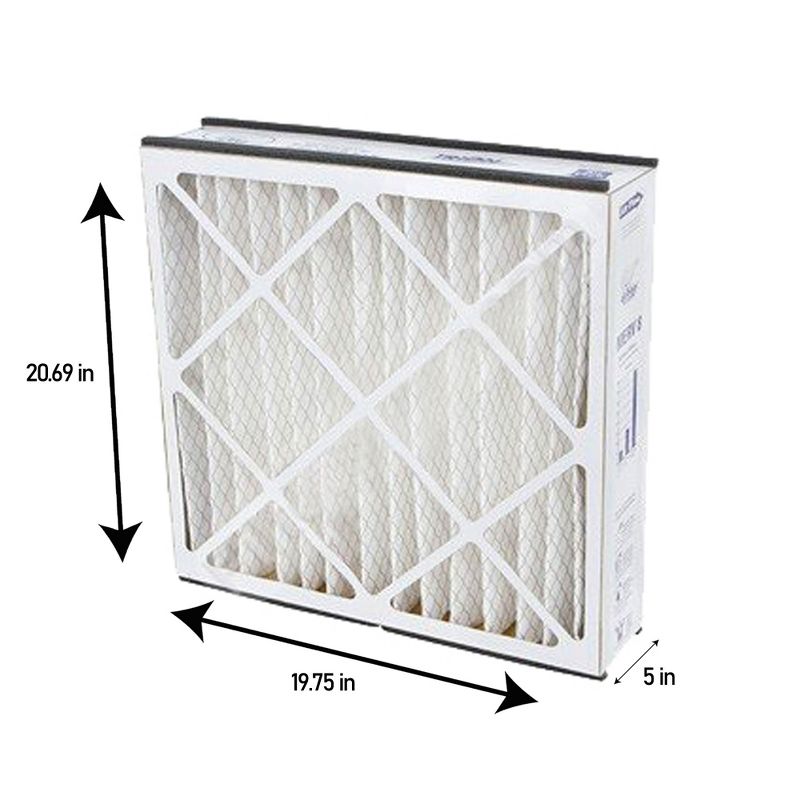 Trion 255649-103 Air Bear 20 x 20 x 5 Inch MERV 8 High Performance Air Purifier Filter Replacement for Air Bear Cleaner Purification Systems (4 Pack), 2 of 4