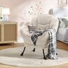 COZONY Modern Lazy Lounge Chair with Side Pocket, Comfy Oversized Accent Armchair for Living Room, Bedroom, Dorm, Office Reading Corner - 3 of 4