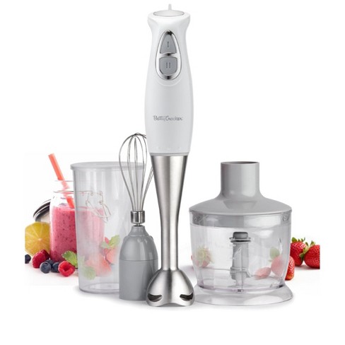 Betty Crocker Immersion Blender, 2-speed Hand Mixer With Stainless ...