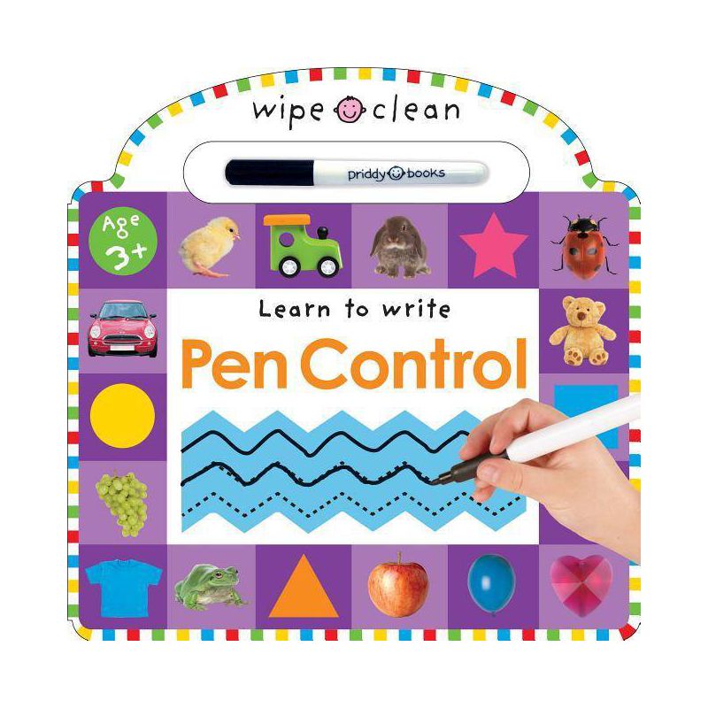Wipe Clean: Pen Control - (Wipe Clean Learning Books) by  Roger Priddy (Mixed Media Product), 1 of 2