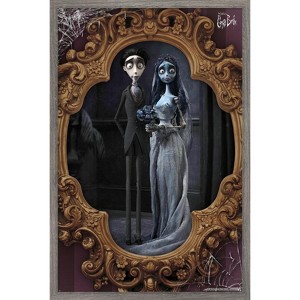 Trends International Tim Burton's The Corpse Bride - Wedding Photo Framed Wall Poster Prints - 1 of 4