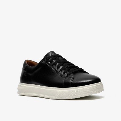 Clarks Mens Goswell Tie Black Leather Shoes 11 Medium — фото 5