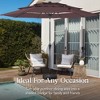 Best Choice Products 10ft 3-Tier Patio Umbrella, Market Sun Shade w/ Tilt Adjustment, Easy Crank - 4 of 4