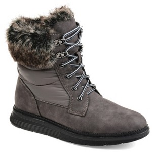 Journee Collection Womens Flurry Almond Toe Winter Boots - 1 of 4