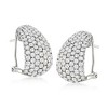 Ross-Simons 3.00 ct. t.w. Pave Diamond Earrings in 14kt White Gold - 4 of 4
