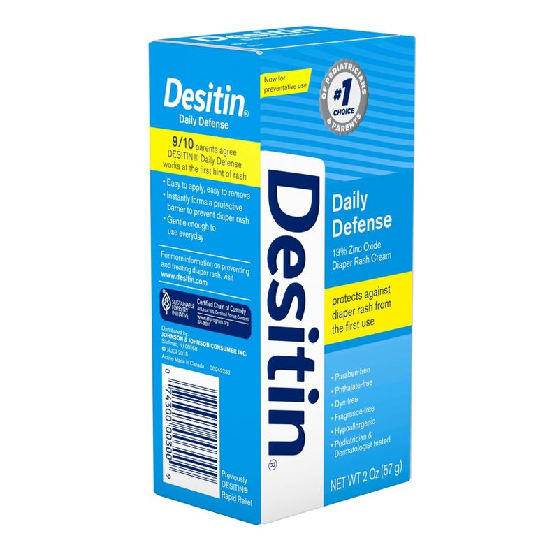 Desitin Rapid Relief Creamy Diaper Rash Ointment - 2oz, 5 of 9