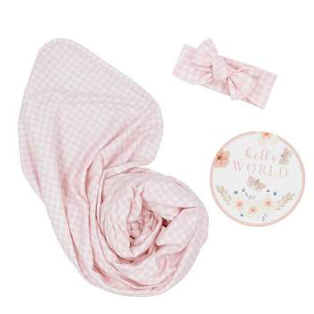 Living Textiles Baby Organic Celullar Baby Blanket - White : Target