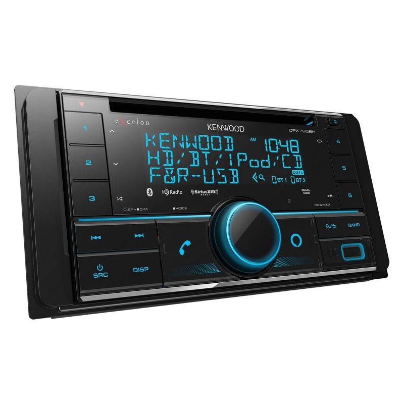 Kenwood eXcelon DPX795BH Bluetooth USB Double DIN CD receiver with a Sirius XM SXV300v1 Connect Vehicle Tuner Kit for Satellite Radio, 5 of 8