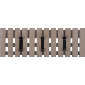 Cato 3 Hook Wall Mounted Coat Rack - STG5704 - Safavieh - 1 of 4
