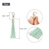 Unique Bargains PU Leather Keychain with Lobster Swivel Crafts Tassels 18 Pcs - 2 of 4
