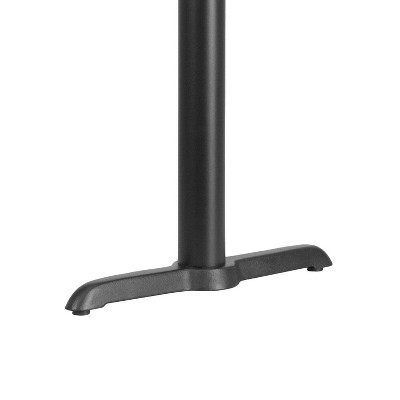 Black Cast Iron T-Base Restaurant Table Stand