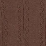 chocolate floral embroidery