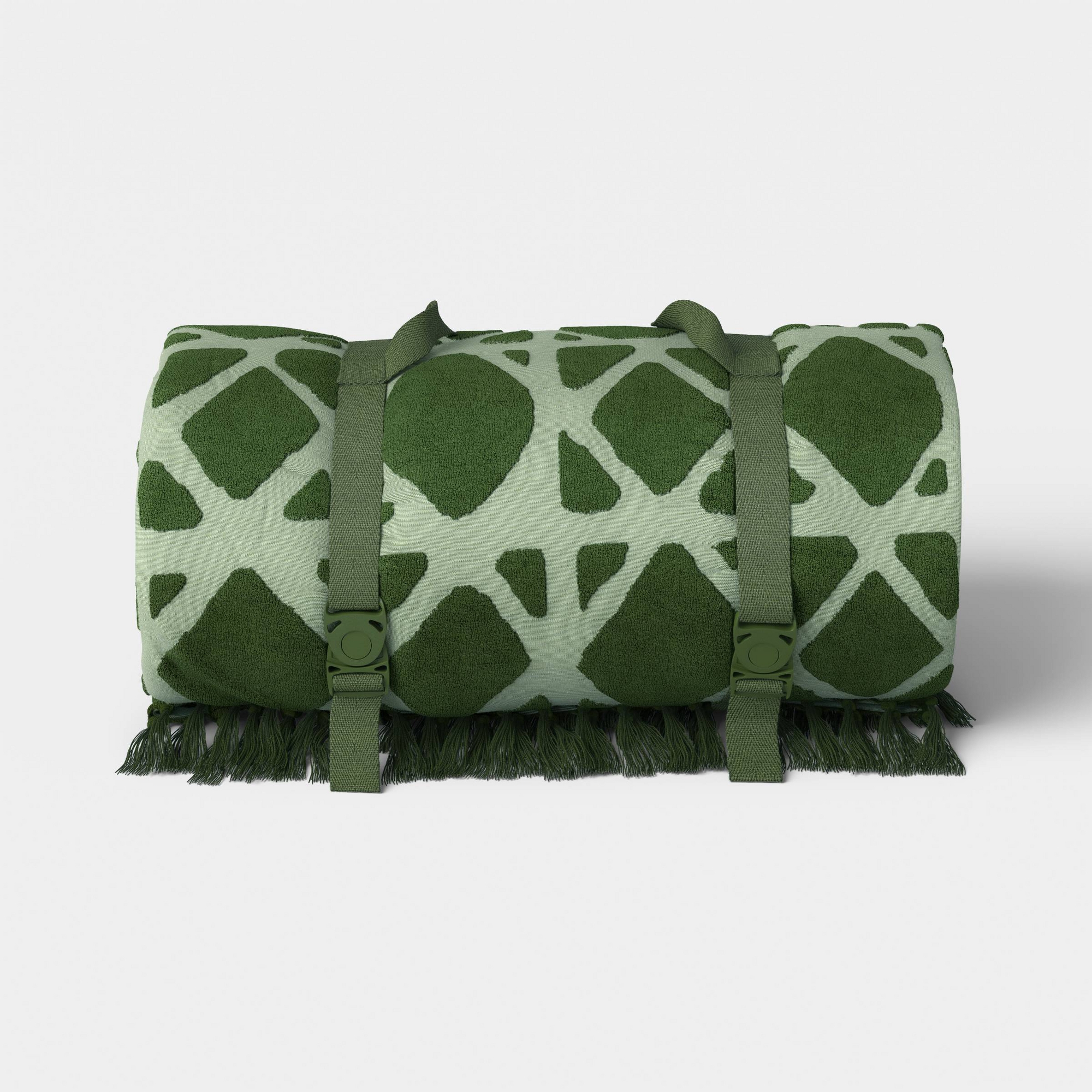 80"x60" Outdoor Beach Blanket - Threshold™ Green