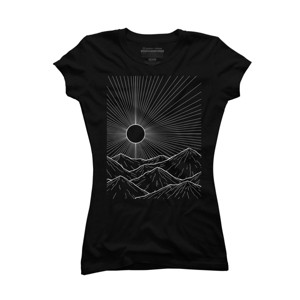 Junior's Design By Humans Highest Peak By clingcling T-Shirt - 1 of 3
