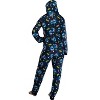 The Polar Express Adult Believe Hooded One-Piece Footless Sleeper Union Suit - 3 of 4