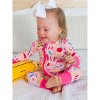 RuffleButts Baby Girls Viscose from Bamboo Convertible Ruffle One Piece Pajama - 3 of 4