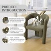 TiramisuBest Contemporary Designed Velvet Fabric Upholstered Accent Chair,Barrel Side Chairs for Living Room Set of 2 - 2 of 4