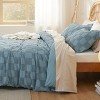 3 Pieces Boho Duvet Cover Set for All Seasons Soft Shabby Chic Embroidery Boho Bedding - 3 of 4