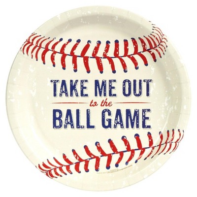 16ct Baseball Time - Dinner Plate