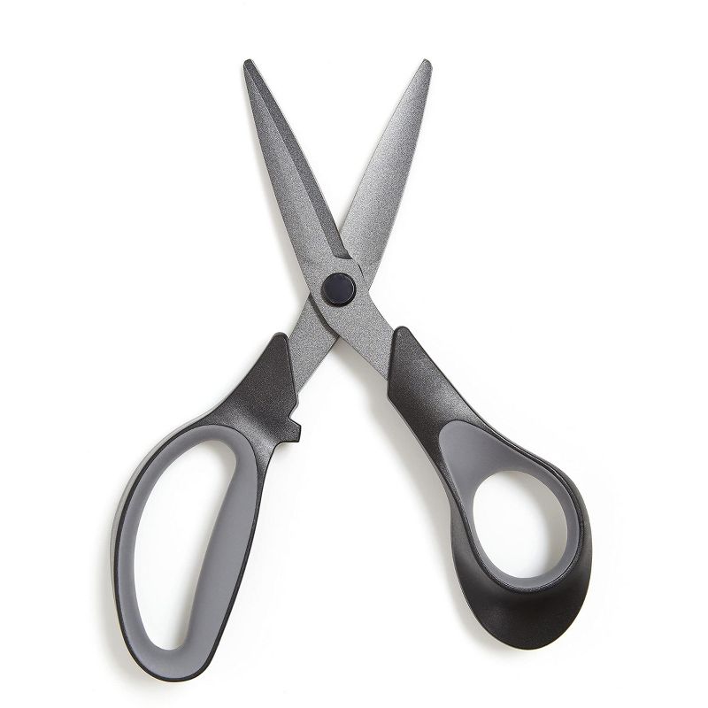 HITOUCH BUSINESS SERVICES 7" Non-Stick Titanium Coated Scissors Straight Handle TR55019, 2 of 4