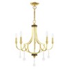 Livex Lighting Glendale 5 - Light Chandelier in  Polished Brass - 2 of 4