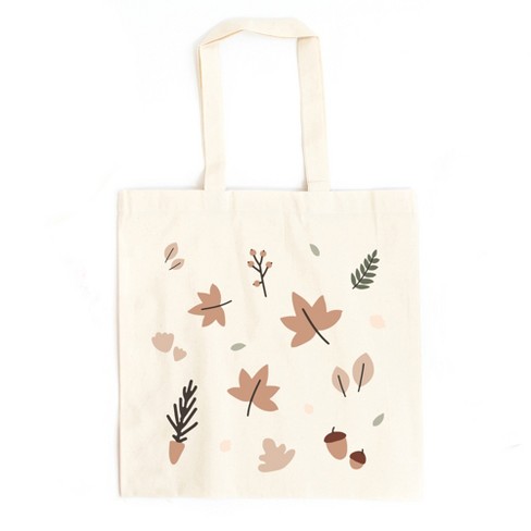 Soft Abstract Large Leaf Tote Bag by City Art