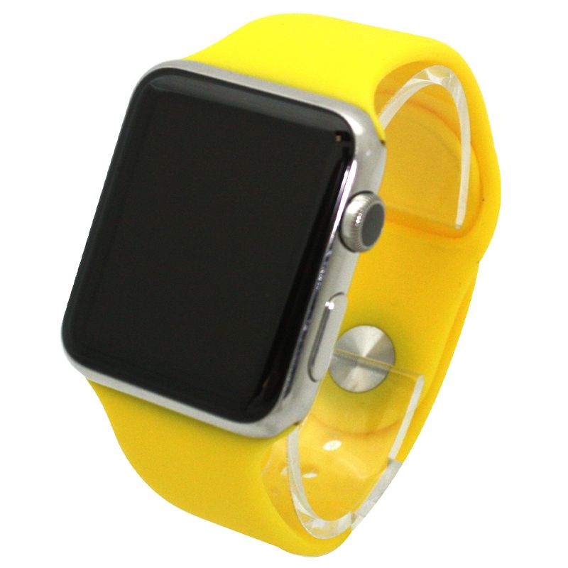 Olivia Pratt Spring Colors Solid Silicone Apple Watch Band M/L, 3 of 7