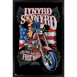 Trends International Lynyrd Skynyrd - Free Ride Framed Wall Poster Prints - 1 of 4