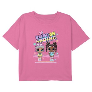 Girl's L.O.L Surprise Bunny Hun and Chick-A-Dee Spring T-Shirt - 1 of 3