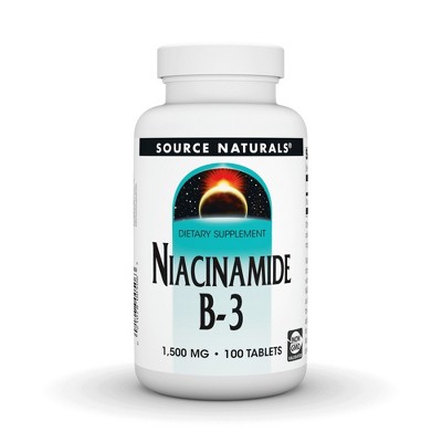 Niacinamide 1500mg by Source Naturals, Inc.  -  100 Tablet